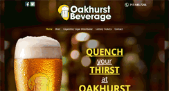 Desktop Screenshot of oakhurstbeverage.com